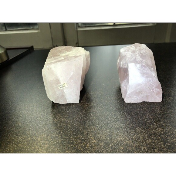 Pink Rose Quartz Tower Set Healing Love Stones Crystals Recharge Chakras 11 13oz - Picture 7 of 16
